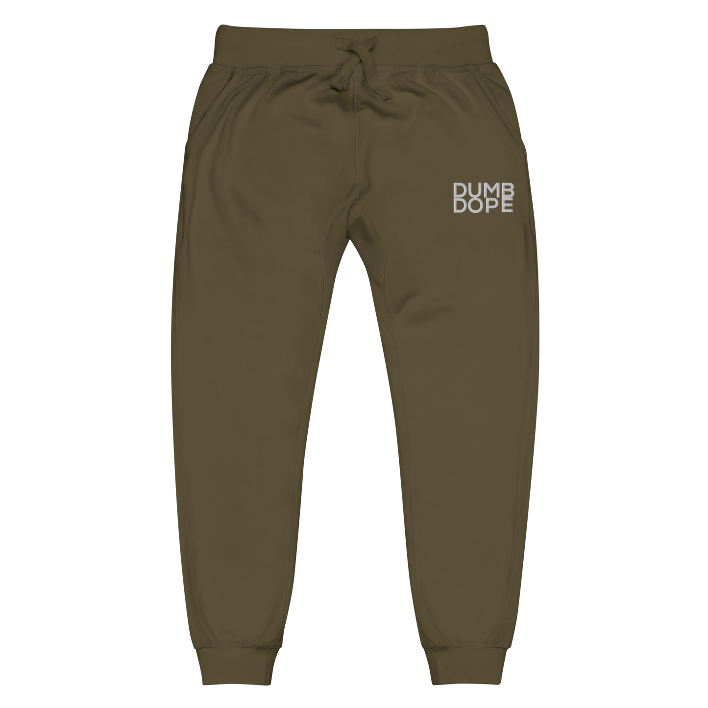 Dumb Dope fleece sweatpants