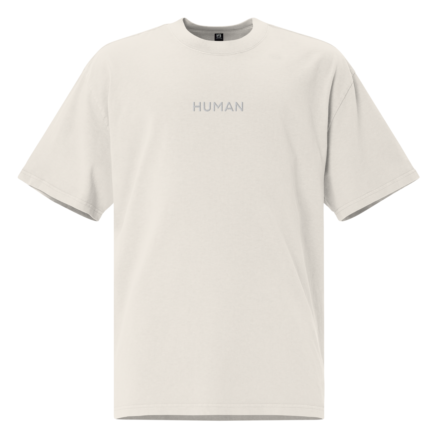 Human Oversized Men's faded t-shirt